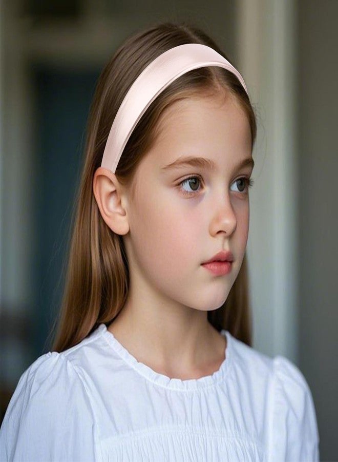 AMCAMI Gold Headband 1.18 Inch PU Leather Headband Plain Solid Head Band Wide Thick Headbands Non-slip Hair Accessories for Women Girls - Image 5